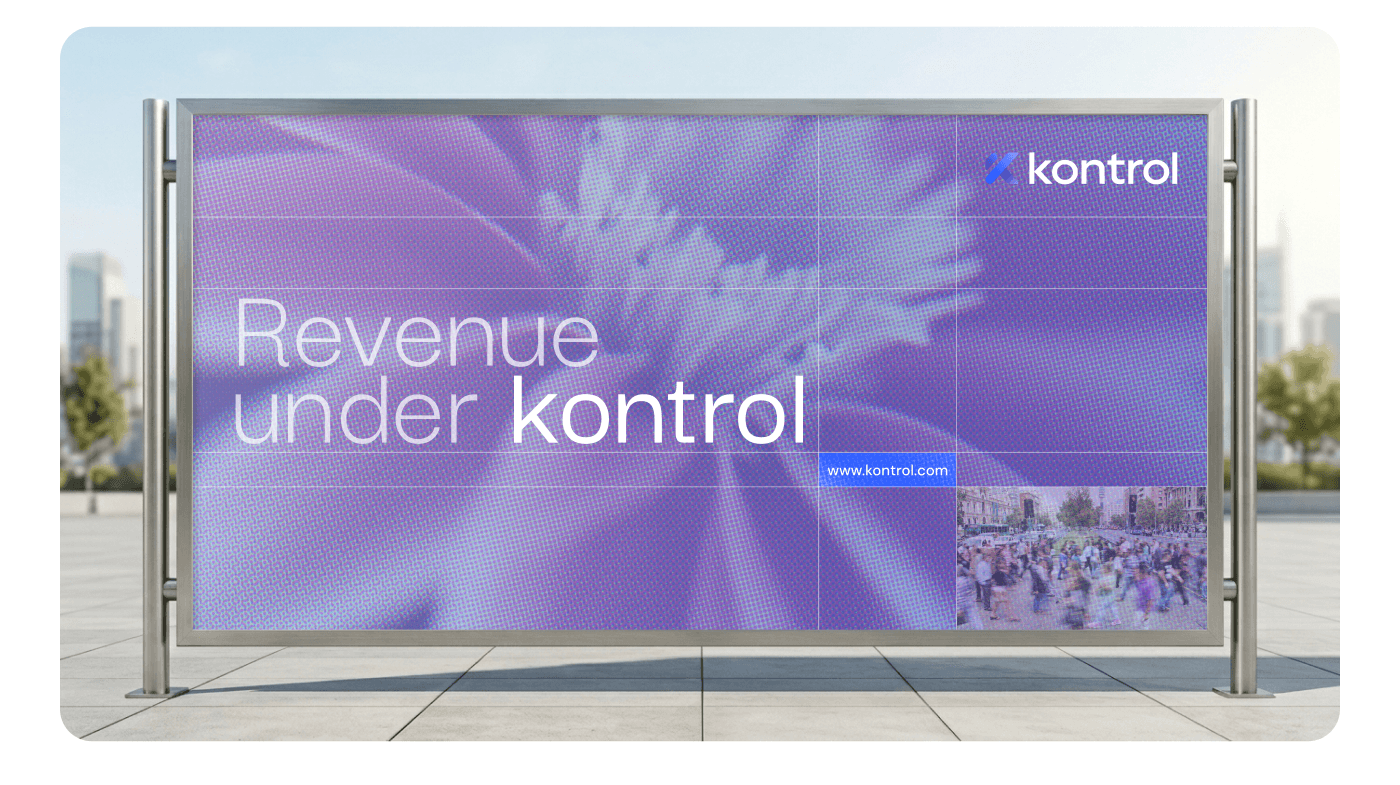 Kontrol billboard mockup