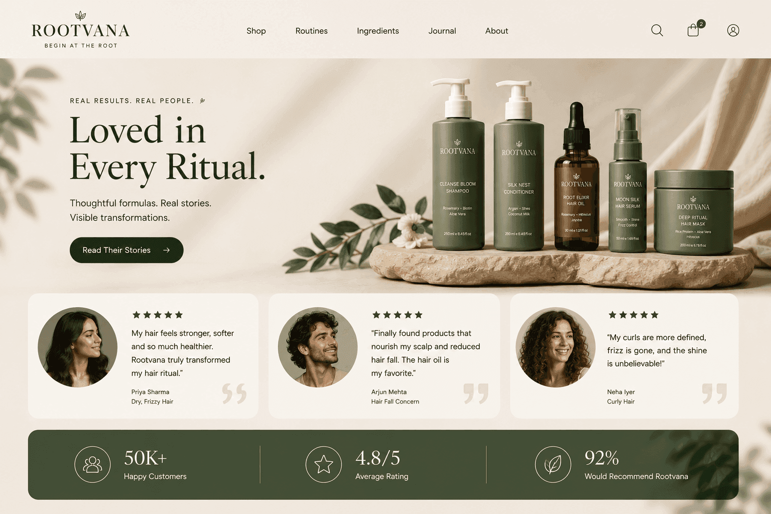 Rootvana review and trust section